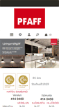 Mobile Screenshot of pfaff.is